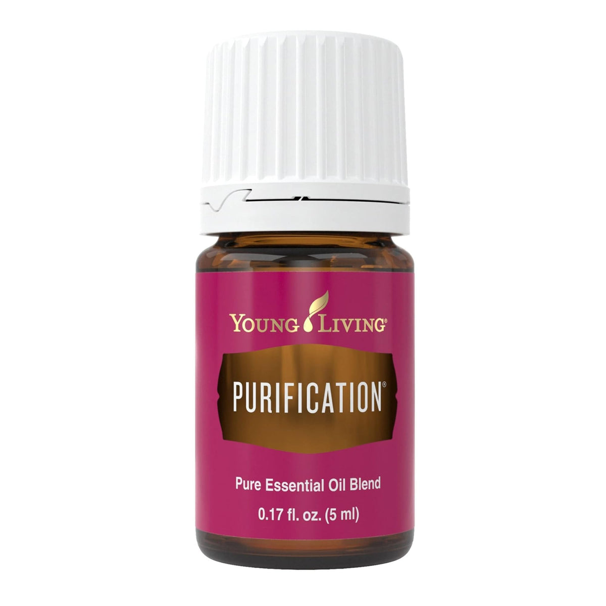 Young Living Purification frasco 5 ml mostrando diseño y tamaño portable