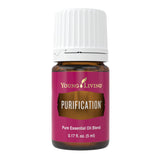 Young Living Purification frasco 5 ml mostrando diseño y tamaño portable