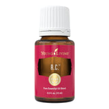 Young Living frasco frontal 15 ml mostrando etiqueta clara y beneficios