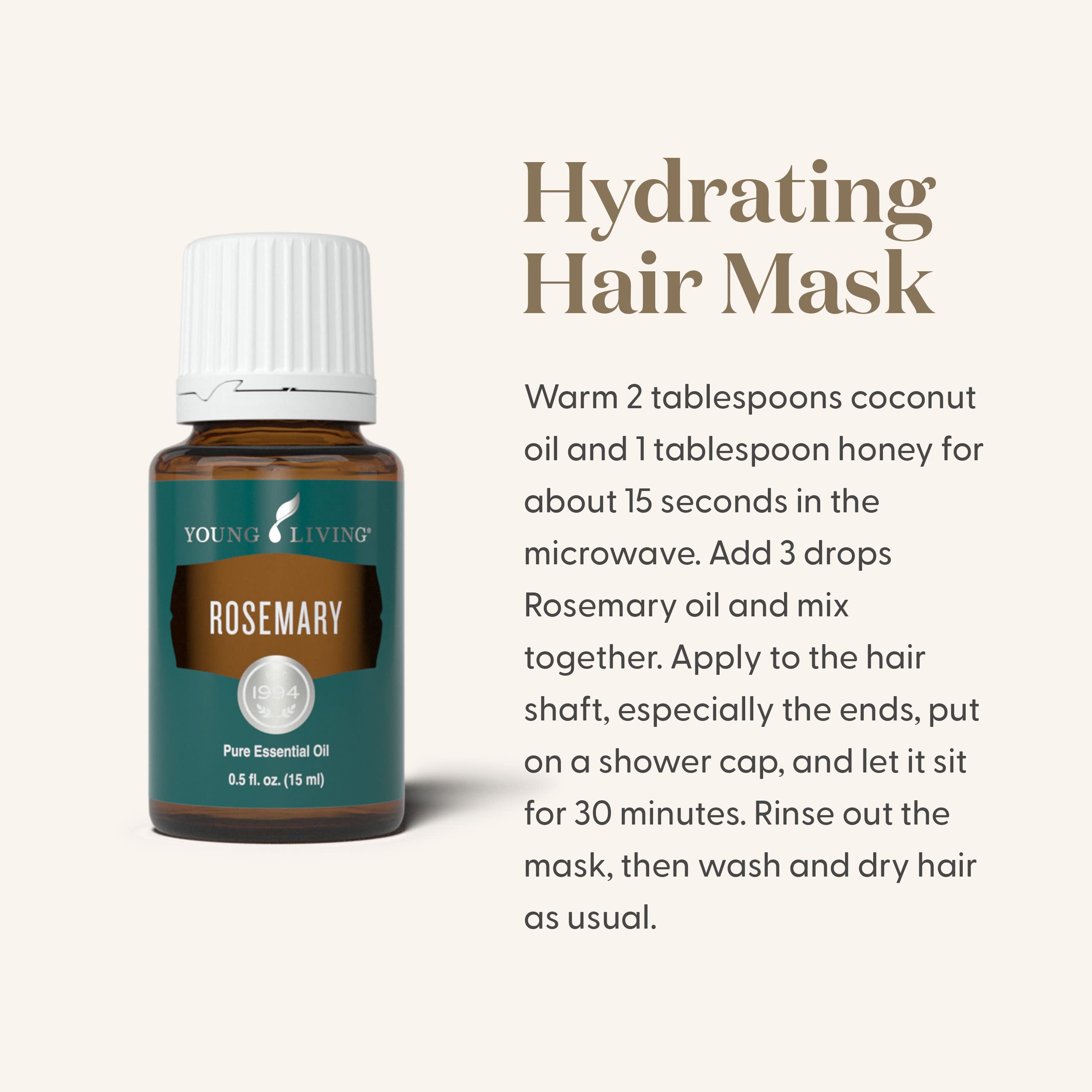 Young Living junto a una regla para comparar escala 15 ml