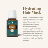 Young Living junto a una regla para comparar escala 15 ml