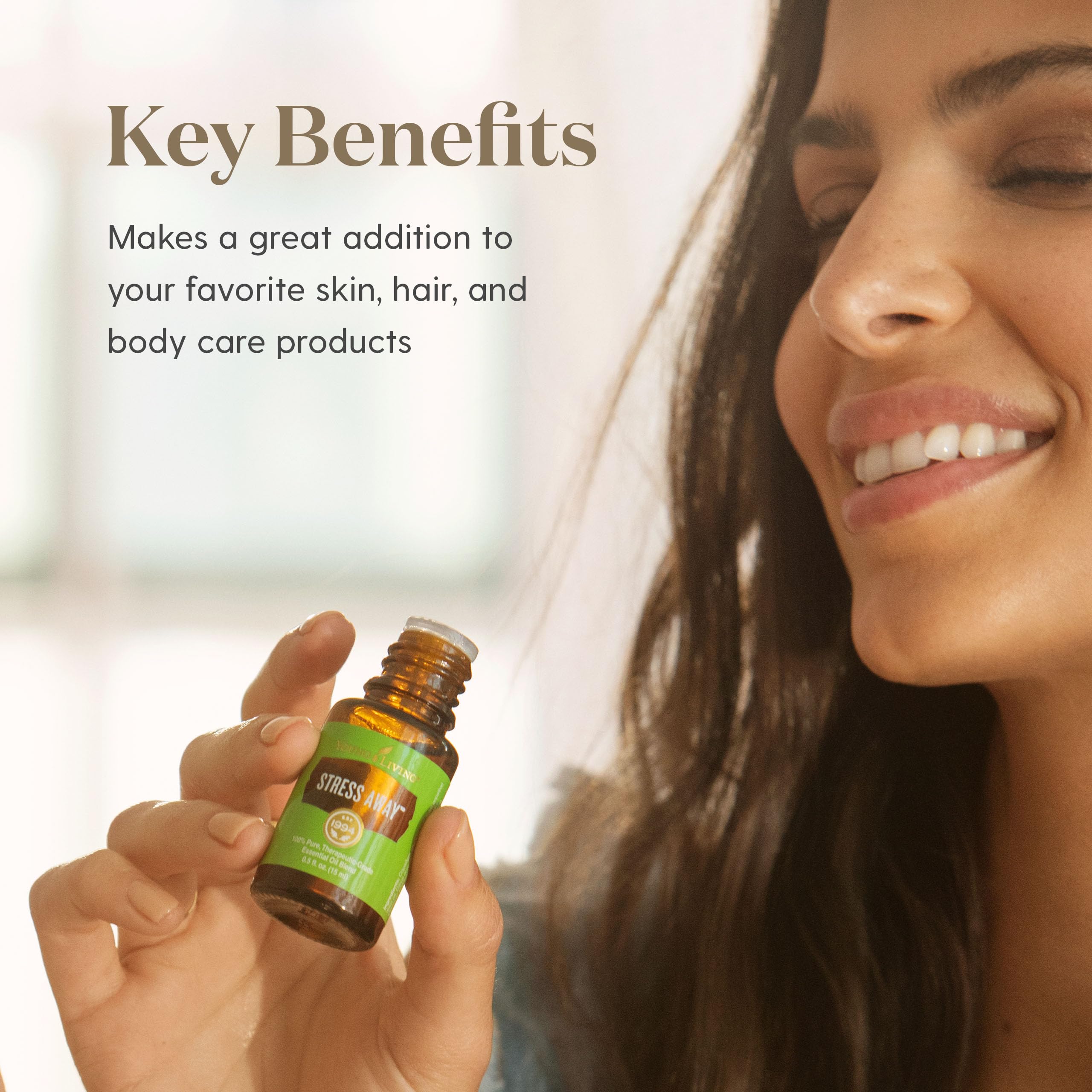 Young Living en difusor en salón aportando aroma cálido y ambiente acogedor