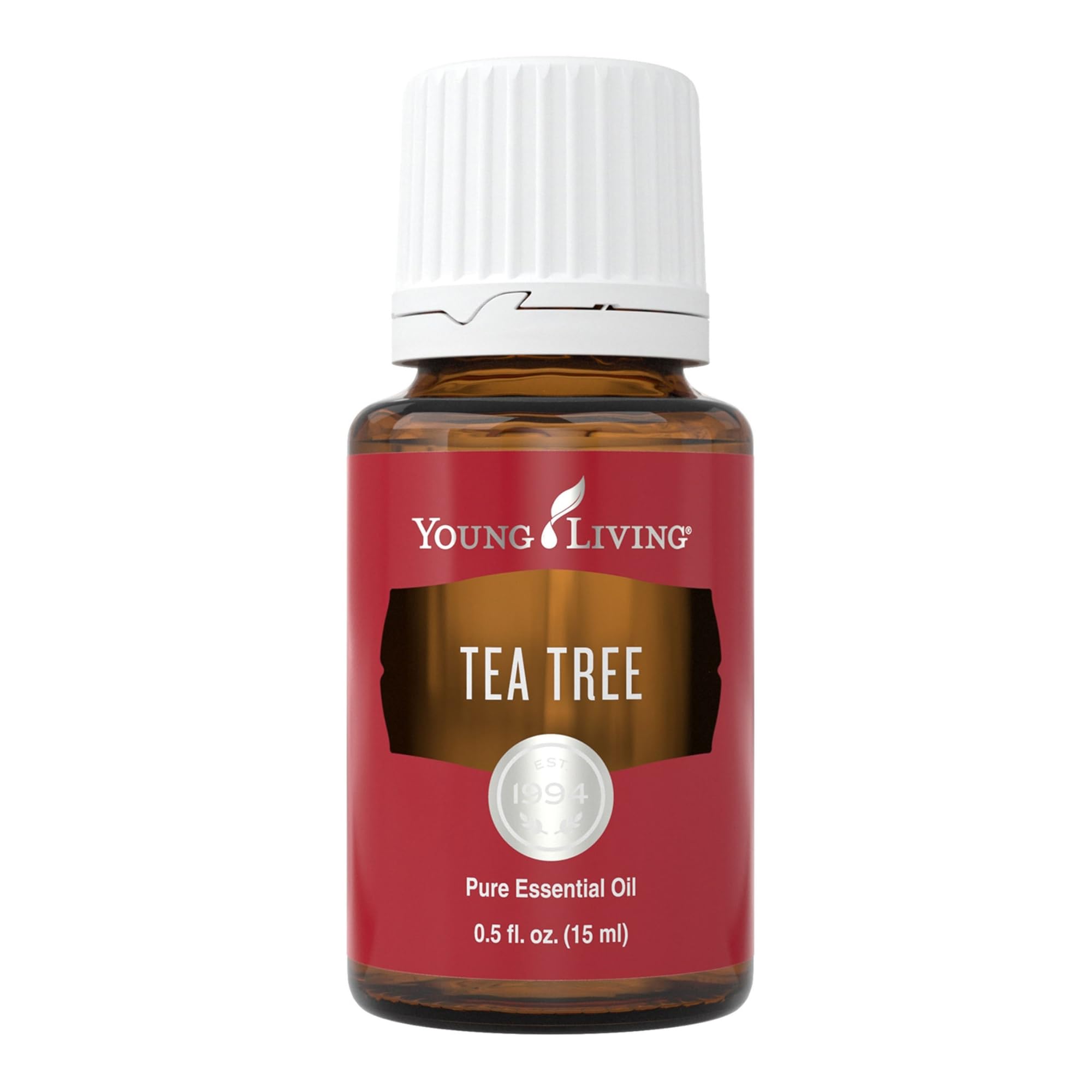 Young Living botella frontal 15 ml mostrando etiqueta y beneficios aromáticos