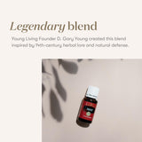 Young Living Thieves primer plano del gotero que muestra control de gotas para dosificación precisa