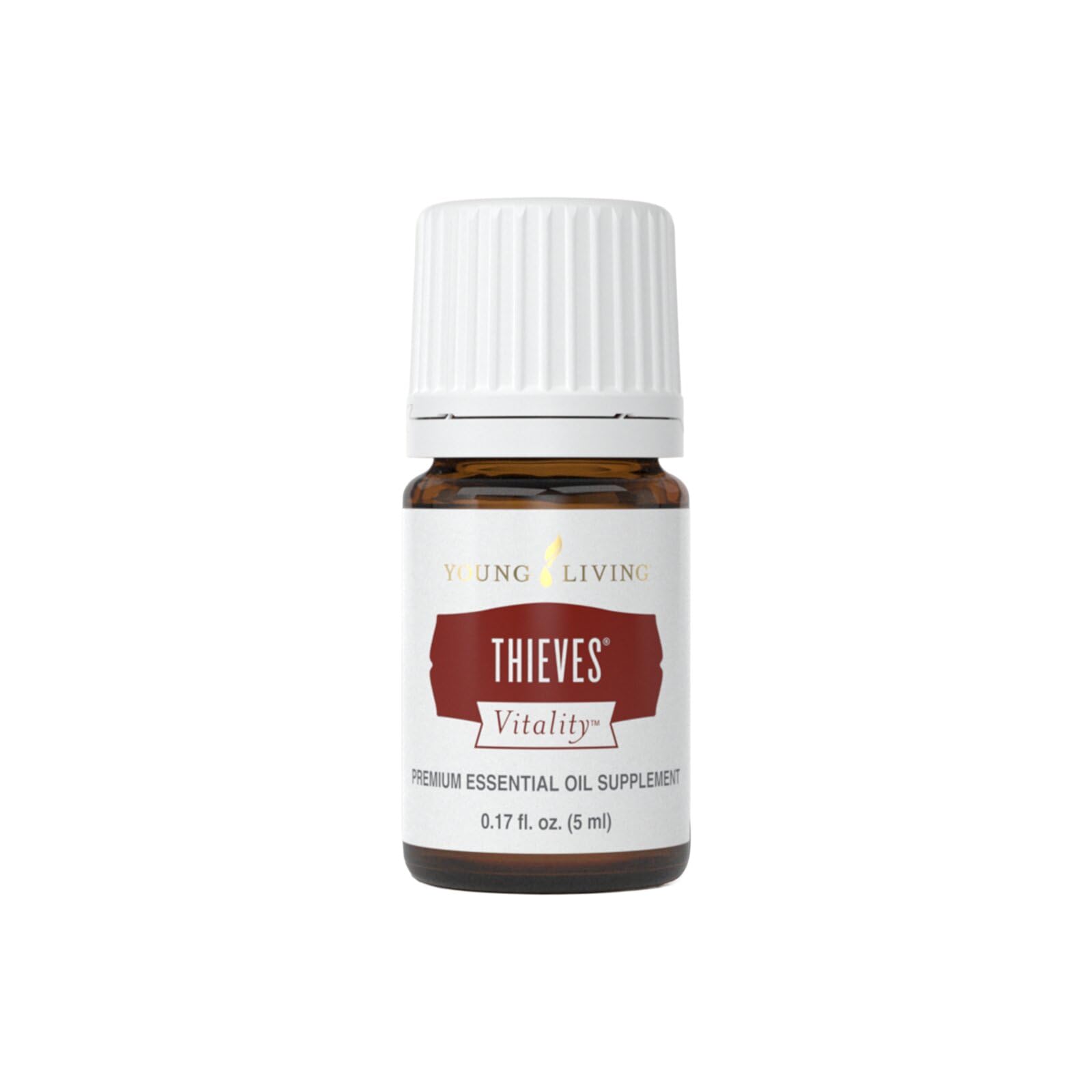 Young Living frasco frontal mostrando 5 ml, presentación compacta y práctica