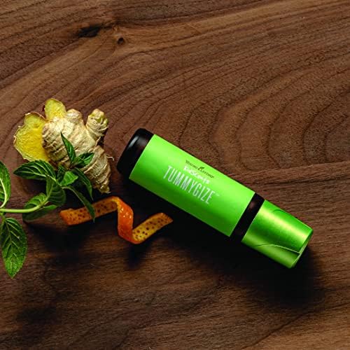 Young Living roll-on guardado en pañalera para llevar fuera