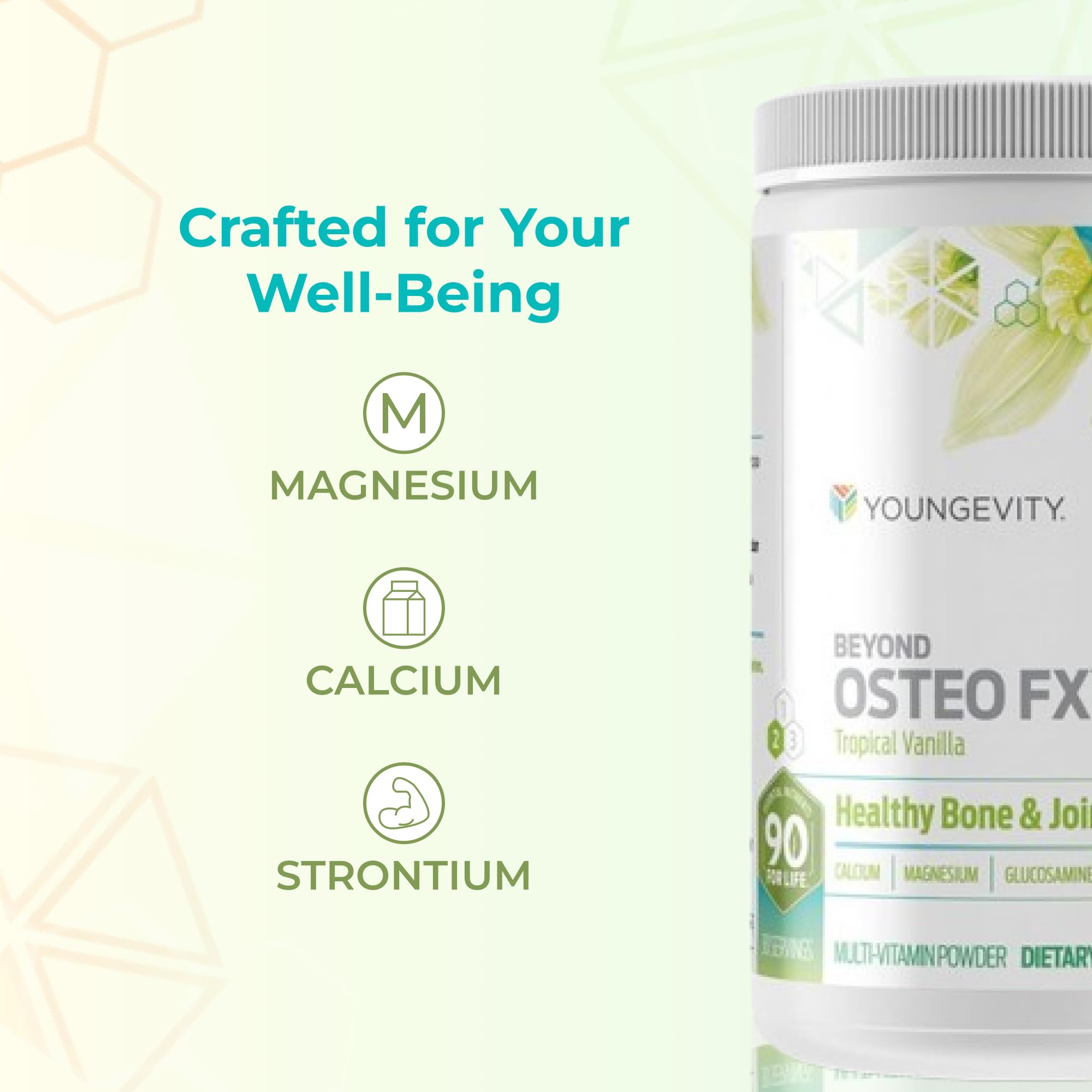 Youngevity batido vainilla tropical preparado que facilita la toma diaria