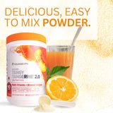 Youngevity etiqueta nutricional ampliada mostrando vitaminas y minerales incluidos