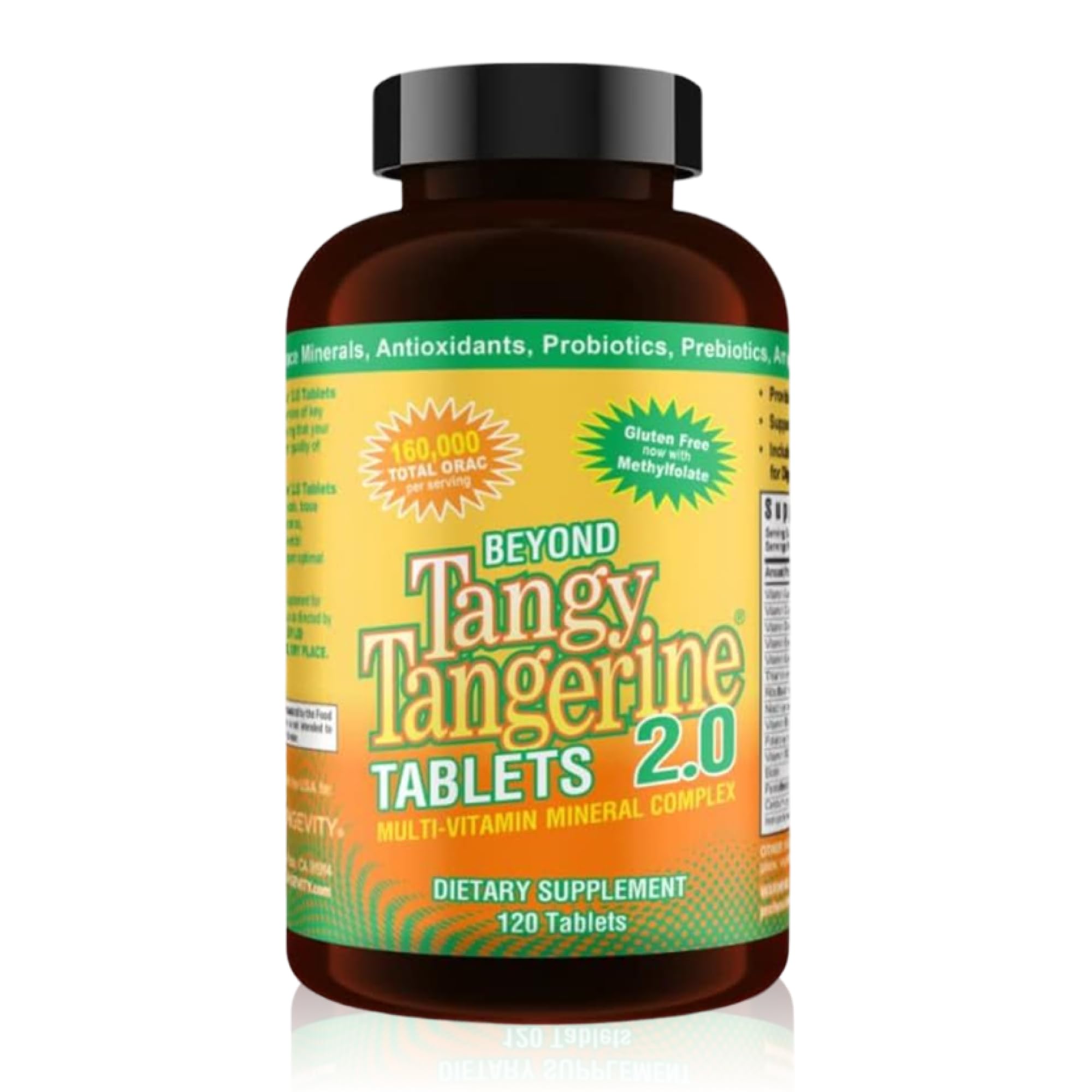 Youngevity envase frontal mostrando multivitamínico práctico y beneficios