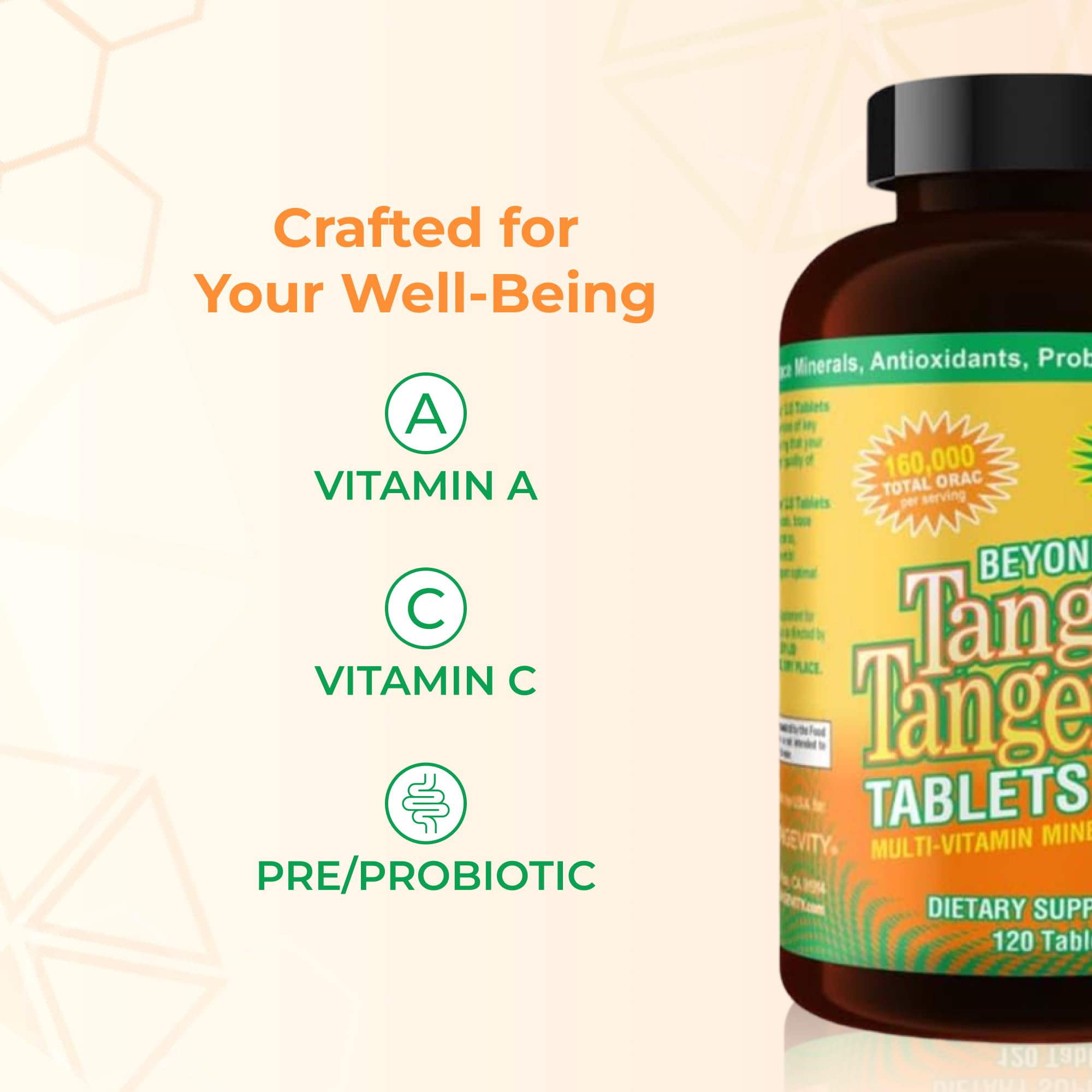Youngevity tabletas sobre fondo natural con hierbas que resaltan origen vegetal