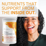 Youngevity bote sobre encimera evocando uso cotidiano en cocina