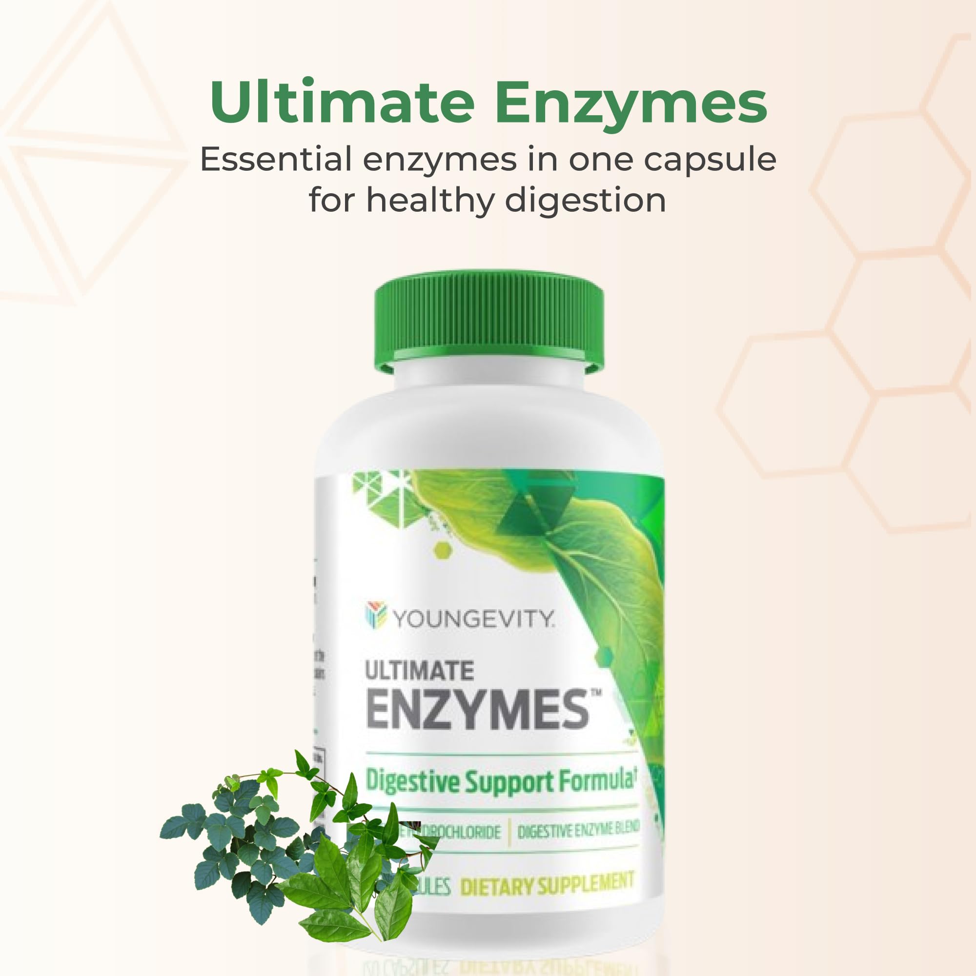 Youngevity cápsulas a detalle que evidencian textura y facilidad de ingestión