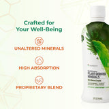 Youngevity frasco junto a mano para comparar tamaño y facilidad de uso