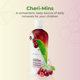 Youngevity etiqueta con lista de minerales y datos claros