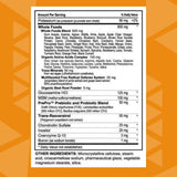 Youngevity etiqueta con lista de ingredientes y ORAC visible