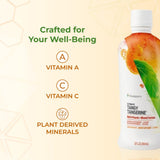 Youngevity primer plano de etiqueta y lista de nutrientes