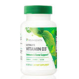 Youngevity envase frontal mostrando vitamina D3 K2, confianza y dosis clara