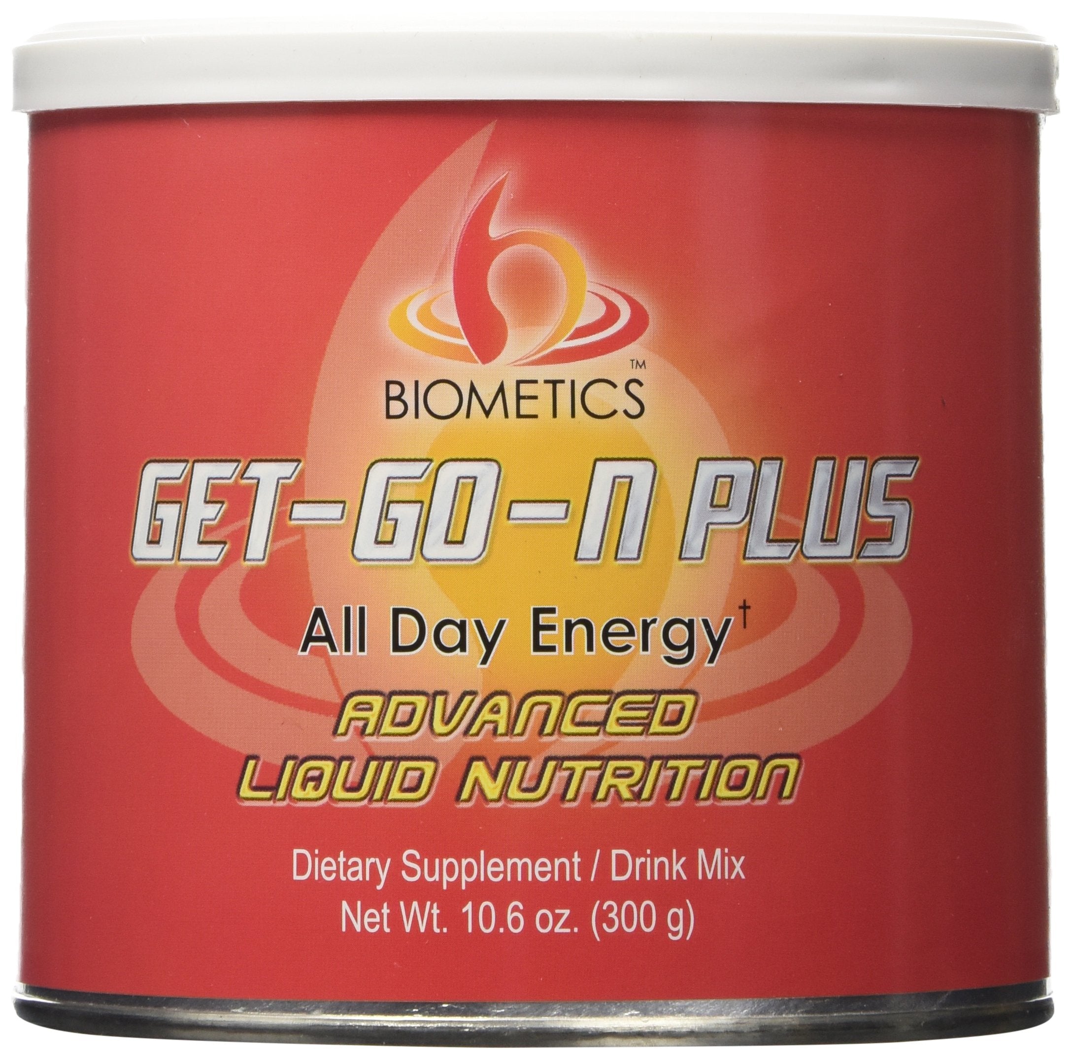 Youngevity Get-Go-N Plus frente del envase mostrando etiqueta y sabor manzana canela