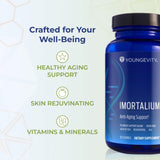 Youngevity Imortalium etiqueta nutricional con información de ingredientes clave