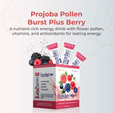 Youngevity Projoba detalle del sobre y textura del polvo beneficiosa