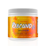 Youngevity Rebound FX frente del paquete mostrando presentación clara y beneficios