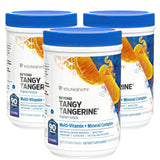 Youngevity envase frontal mostrando etiqueta y beneficios visibles