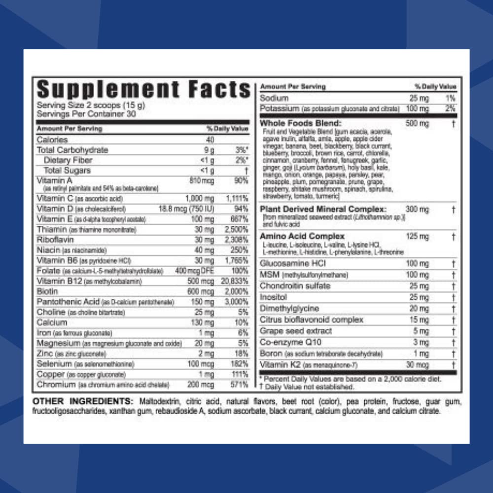 Youngevity polvo textura fina listo para mezclar, fácil disolución