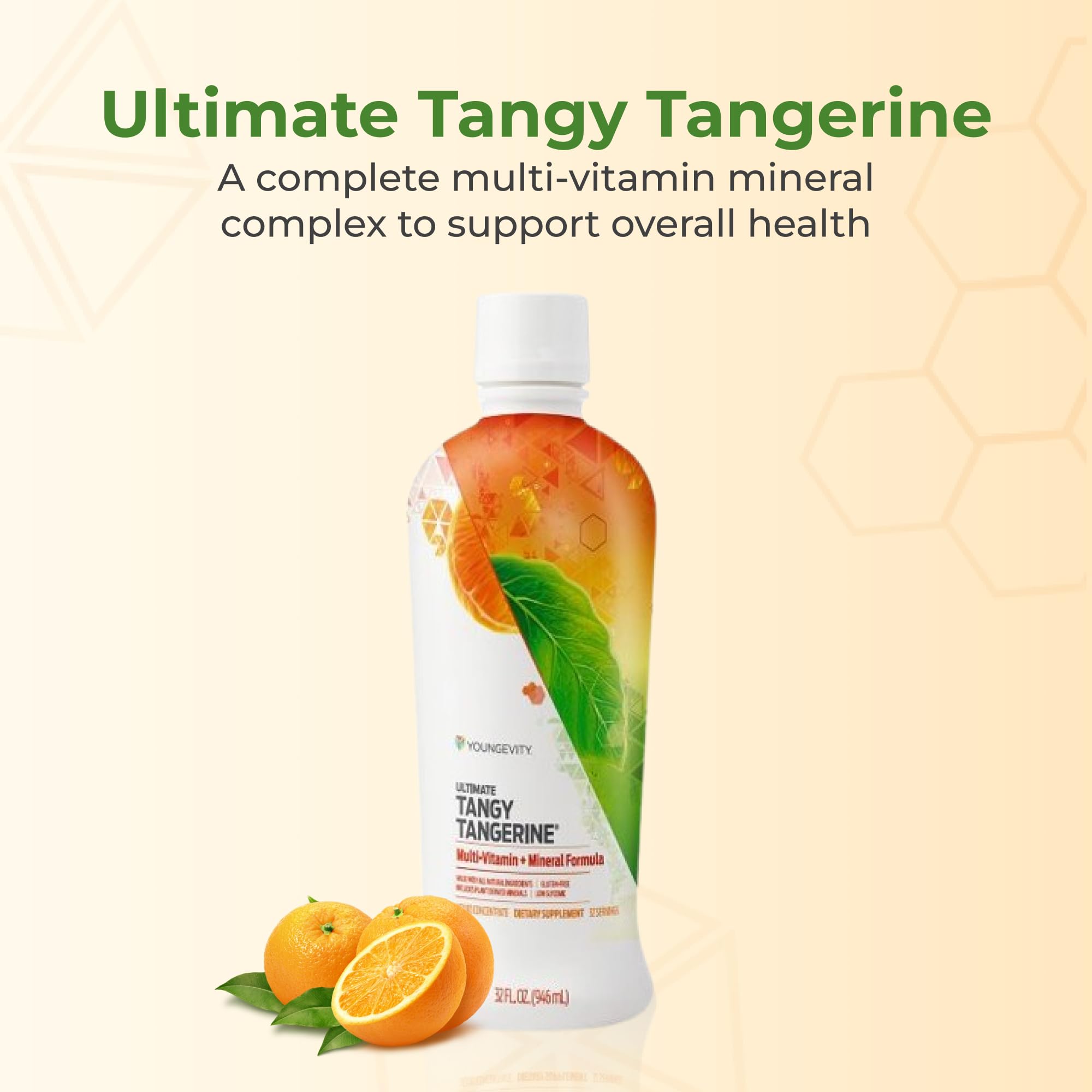Youngevity detalle de textura líquida evidenciando absorción rápida