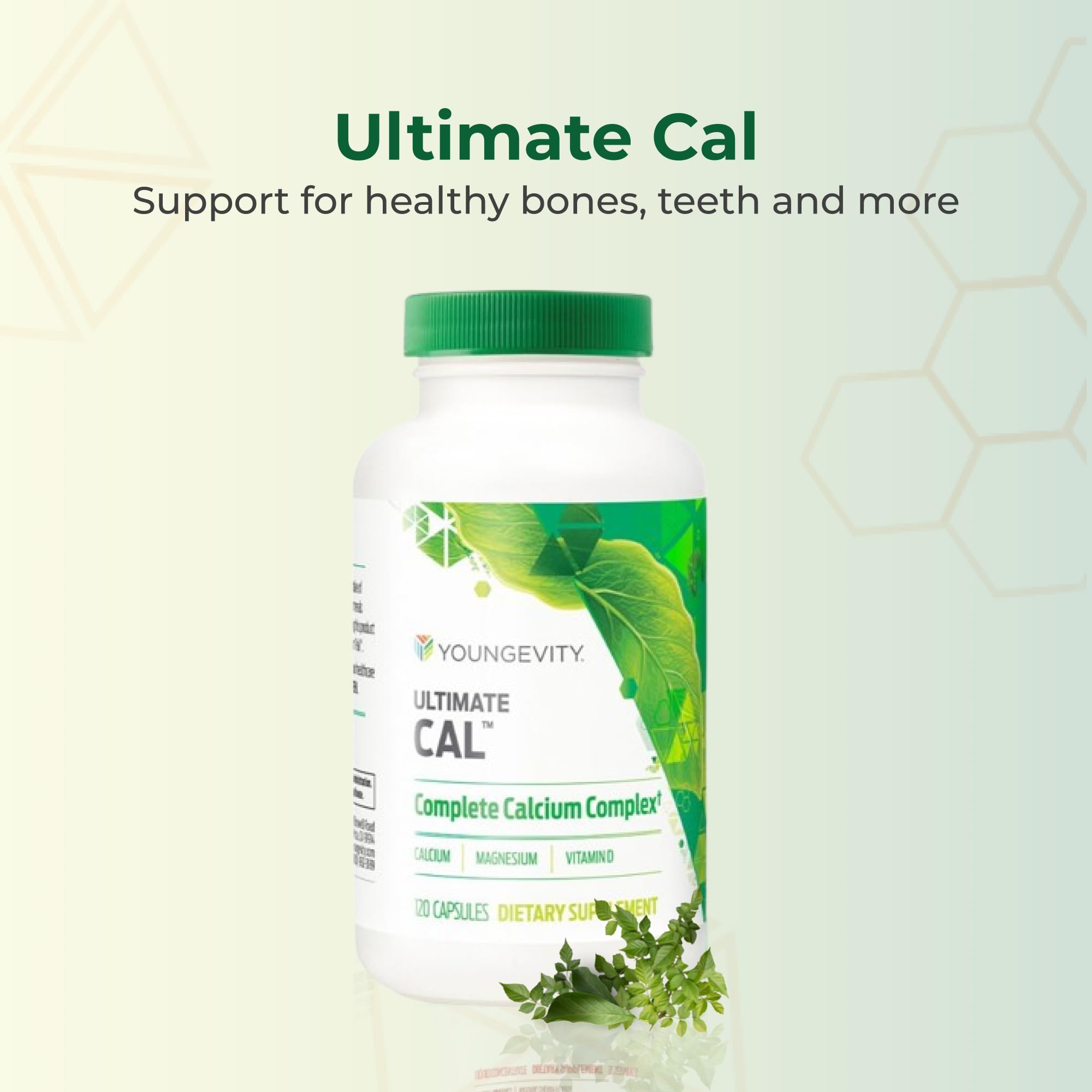 Youngevity cápsulas detalle, forma y tamaño fáciles de tragar para tomar diariamente
