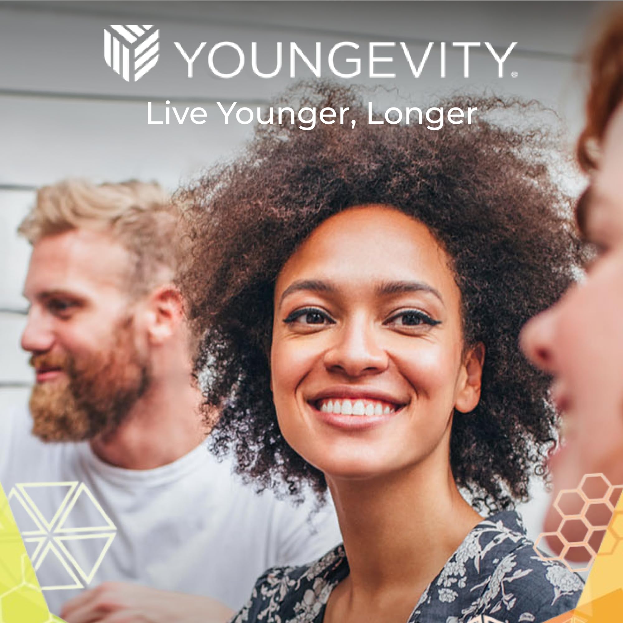 Youngevity primer plano del líquido mostrando color translúcido
