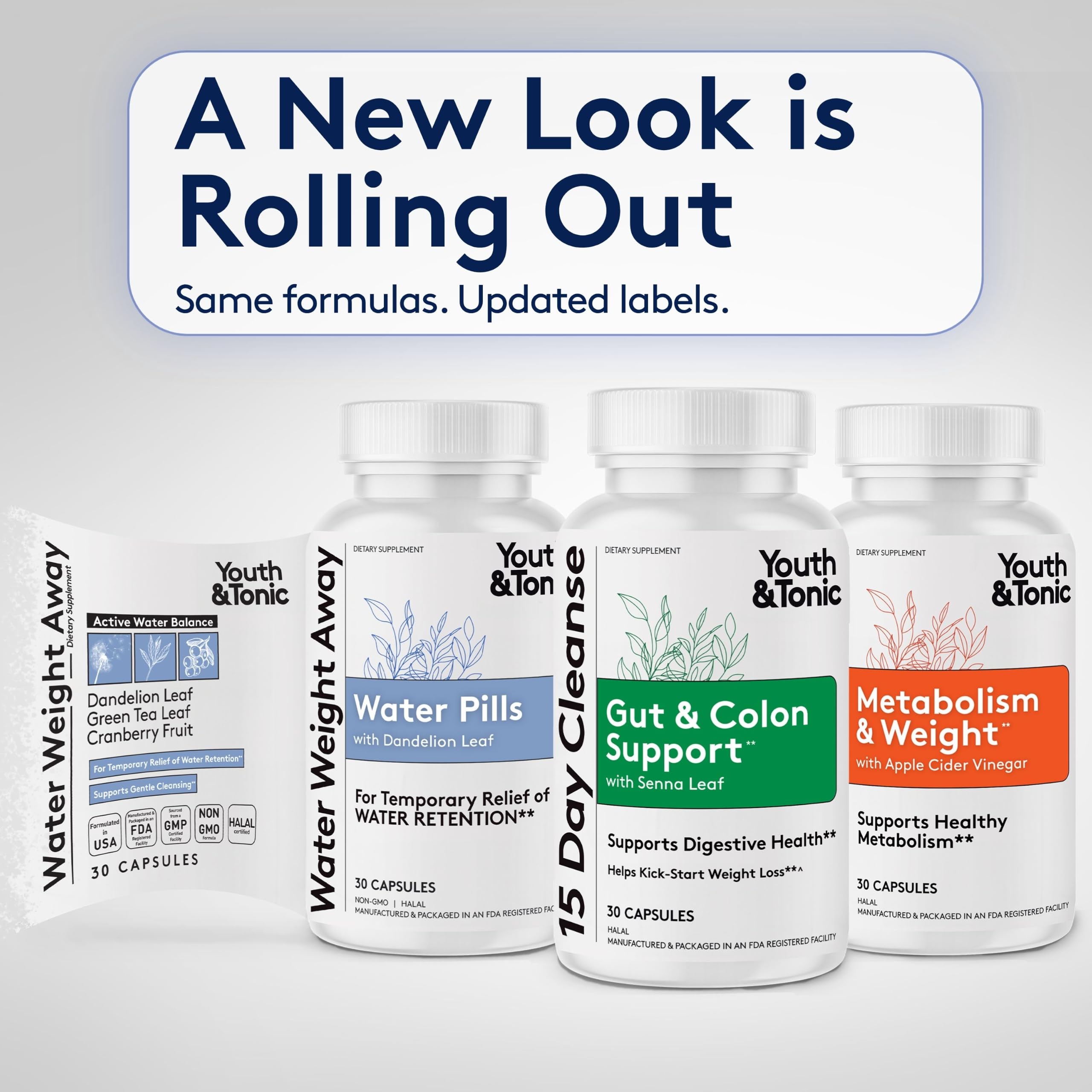 Youth & Tonic etiqueta con sen y psyllium destacada para limpieza intestinal