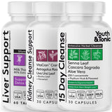 Youth & Tonic frontal del empaque mostrando el kit para detox completo y claridad