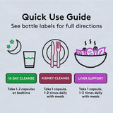 Youth & Tonic ingredientes naturales Senna, Milk Thistle y cranberry para soporte específico