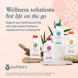 Youtheory escenario de estilo de vida saludable con sobres y rutina diaria