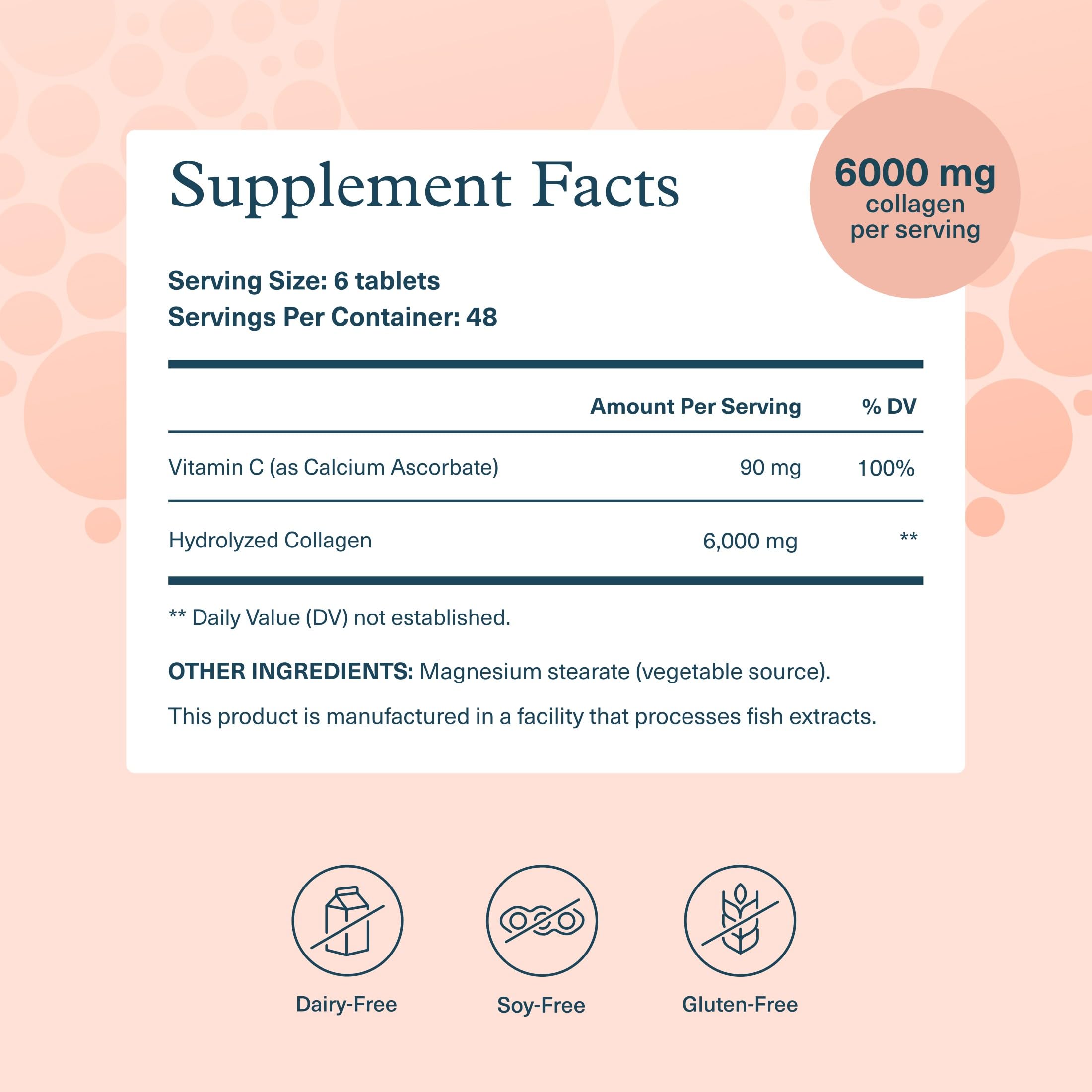 Youtheory etiqueta con ingredientes destacando calidad y transparencia