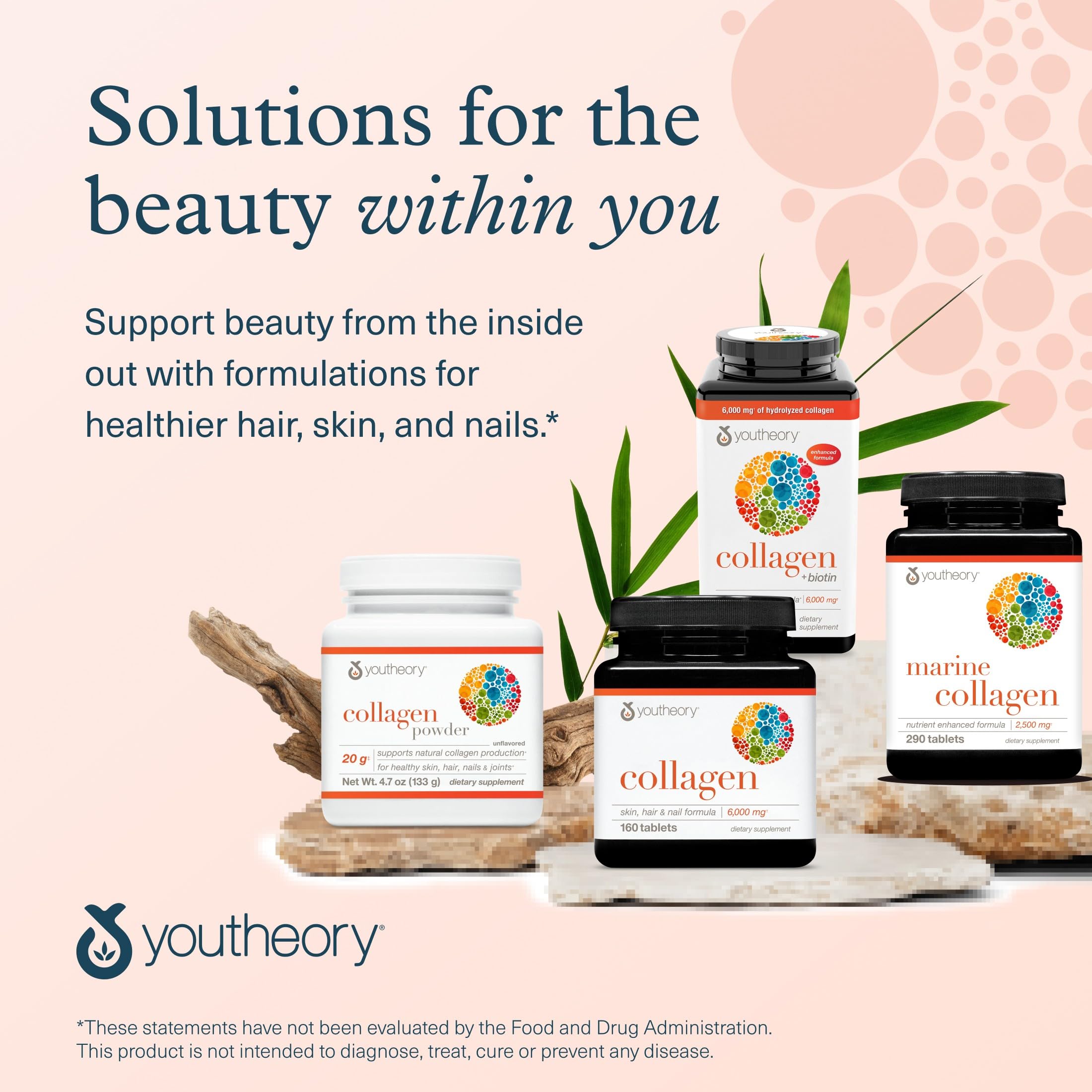 Youtheory en ambiente de cuidado personal para rutina saludable