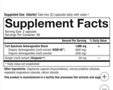 Youtheory etiqueta con ingredientes y pautas de uso claras