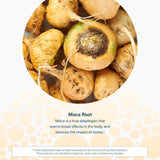 Youtheory ingredientes naturales en tarro que ilustran origen peruano