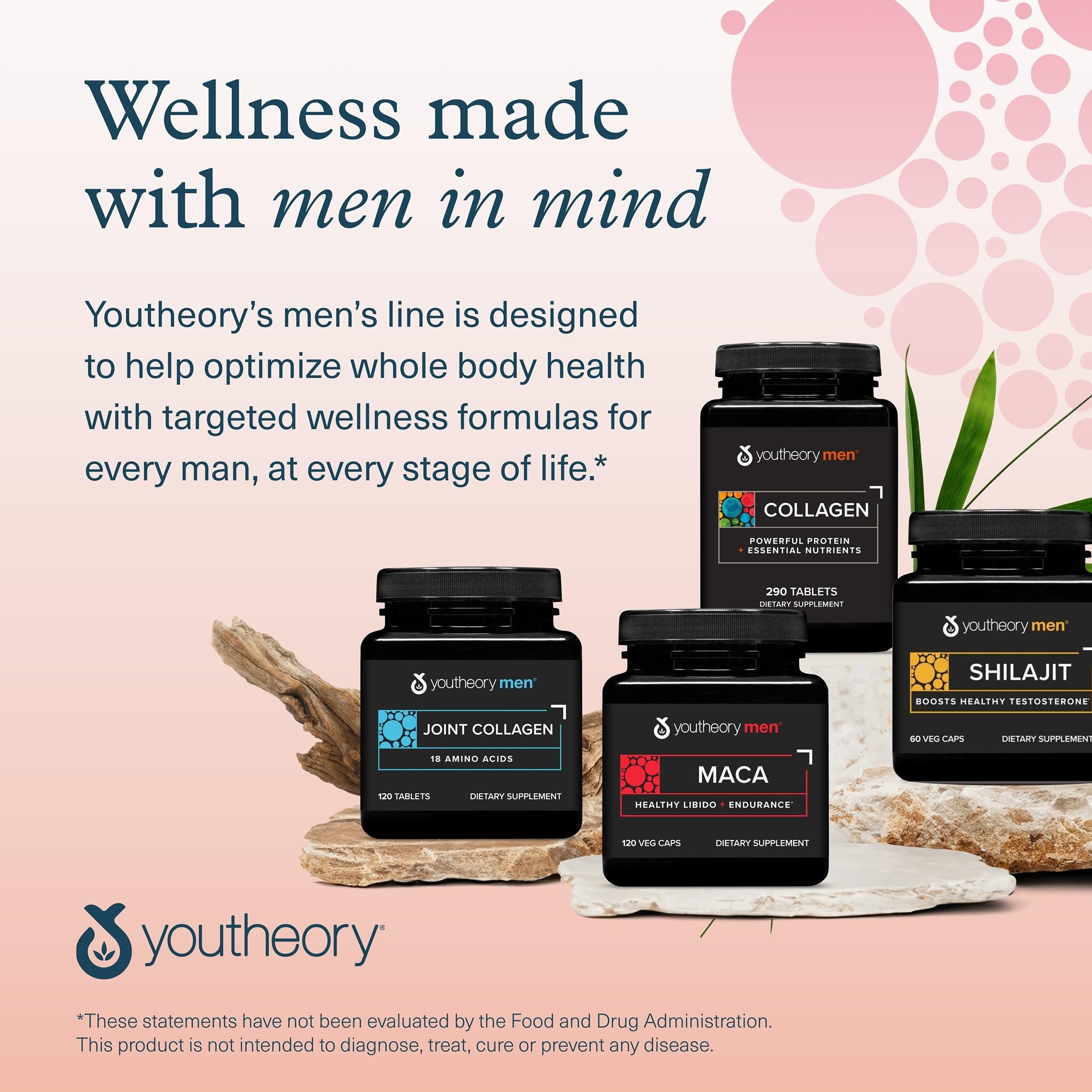Youtheory producto en ambiente lifestyle sobre mesa de entrenamiento mostrando compatibilidad diaria