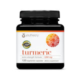 Youtheory frasco frontal mostrando la marca y beneficios visibles