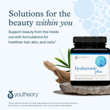 Youtheory producto en escena estilo de vida activo y piel hidratada