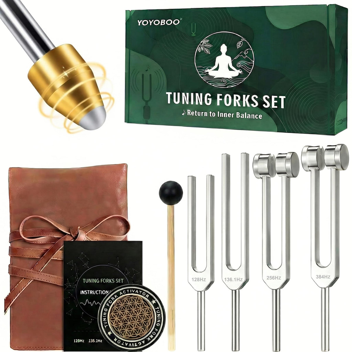YOYOBOO frontal del paquete con kit completo y estuche, ideal para llevar