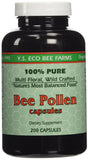YS Royal Jelly bote de polen de abeja mostrando etiqueta y beneficio natural