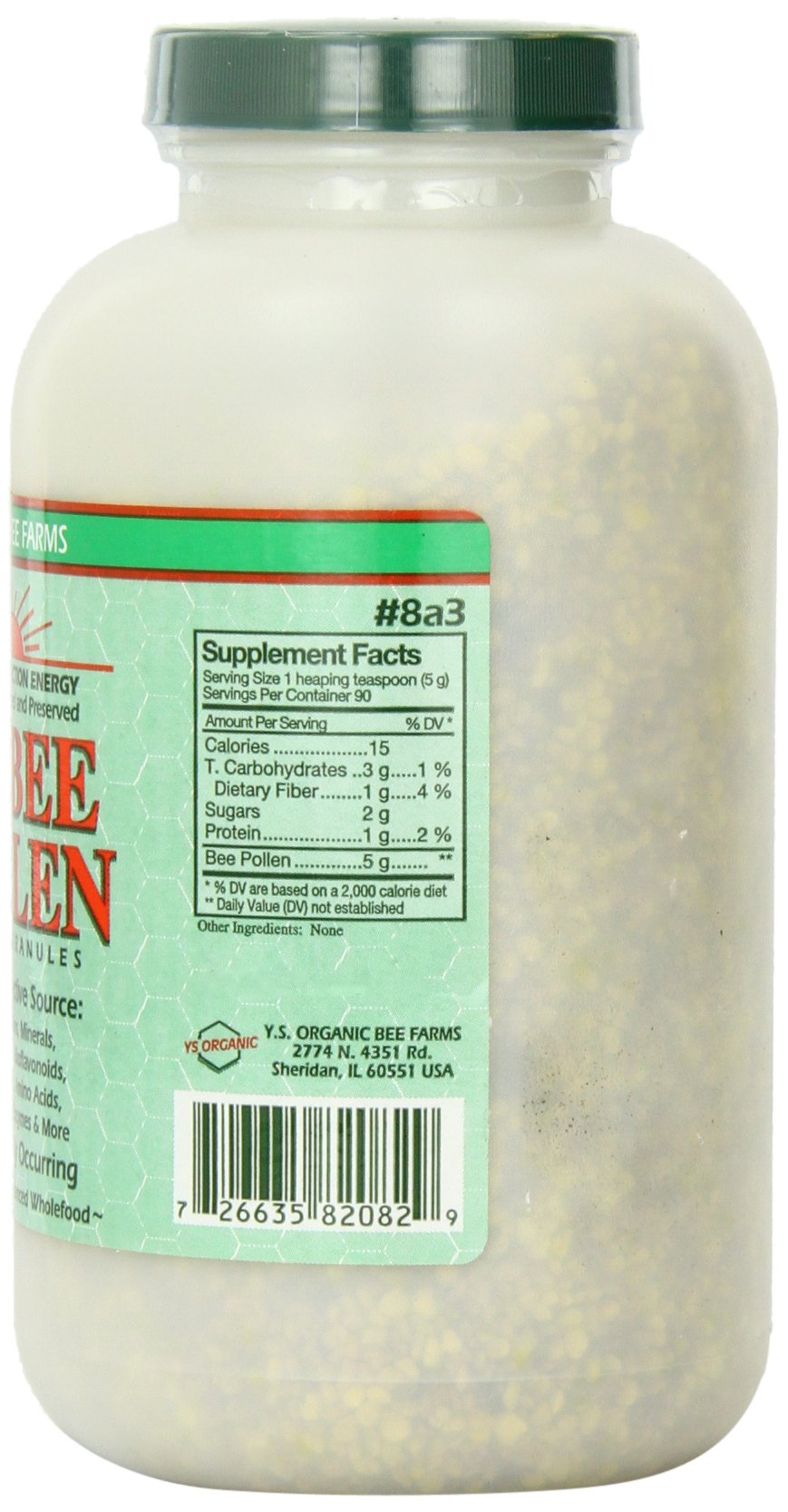 YS Organic primer plano de textura granular mostrando calidad natural
