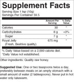 YS Royal Jelly en cuchara lista para consumir, dosificación práctica