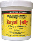 YS Royal Jelly detalle de textura espesa mostrando consistencia estable