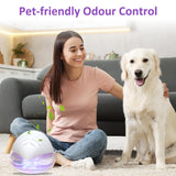 ySky en uso sobre mesita de noche creando ambiente relajante