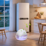 ySky luz LED multicolor encendida creando atmósfera nocturna serena