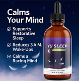ALL SLIMMING HERBS YuSleep collage con tart cherry y limón indicando sabor natural