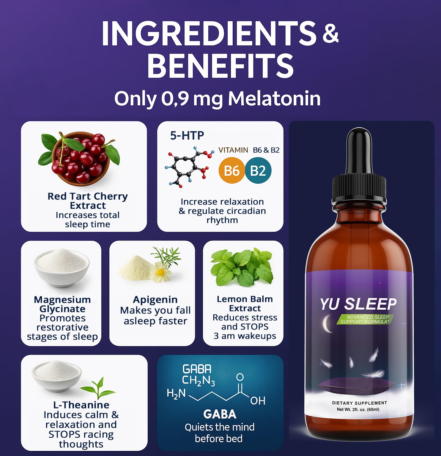 ALL SLIMMING HERBS YuSleep en una mesa de noche sugiriendo rutina de sueño